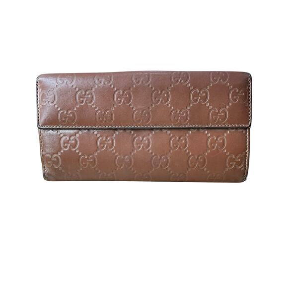 921..Gucci Guccissima Lovely Heart Long Wallet - Picture 2 of 7